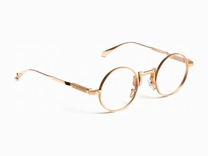 Rose-gold round frame